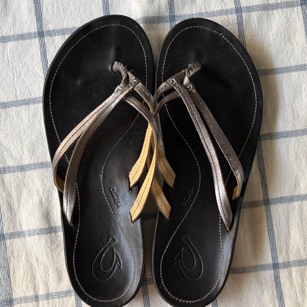 Okukai Silver Women's Sandals